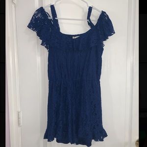 A royal blue romper